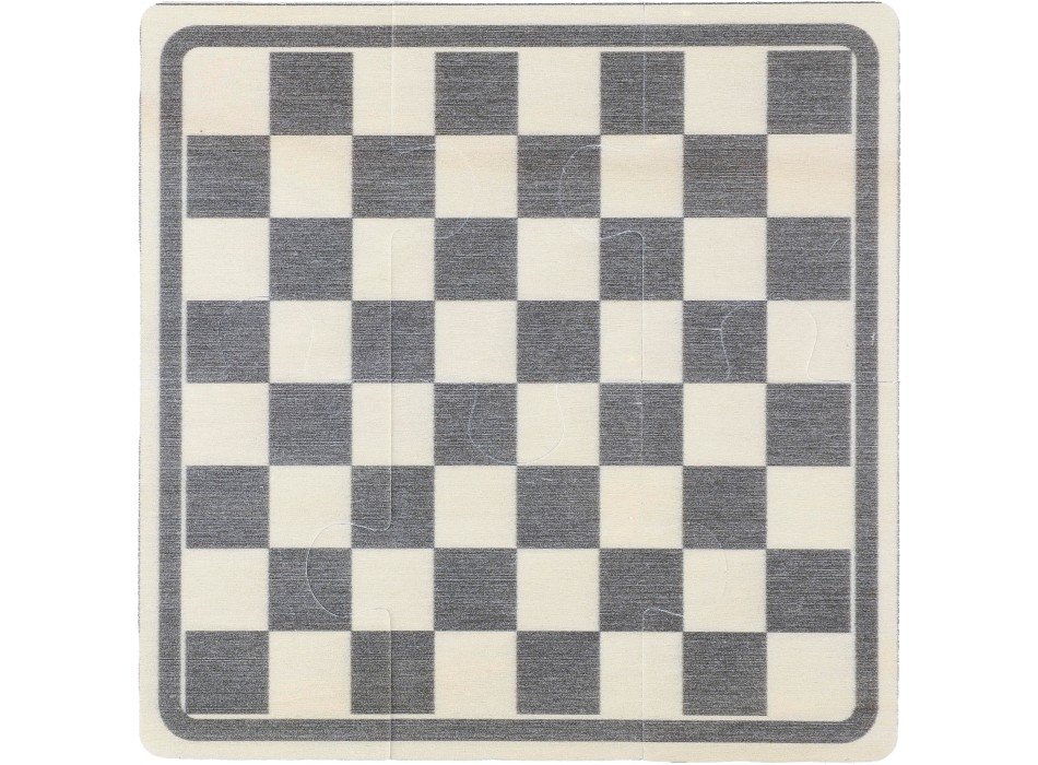 Set Gioco scacchi e dama in legno in legno Hank