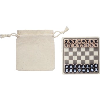 Set Gioco scacchi e dama in legno in legno Hank