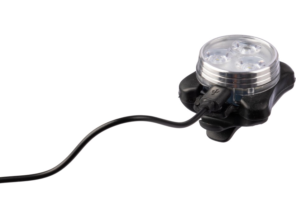 Set luci di sicurezza per bicicletta ricaricabili in ABS e silicone Elisabeth