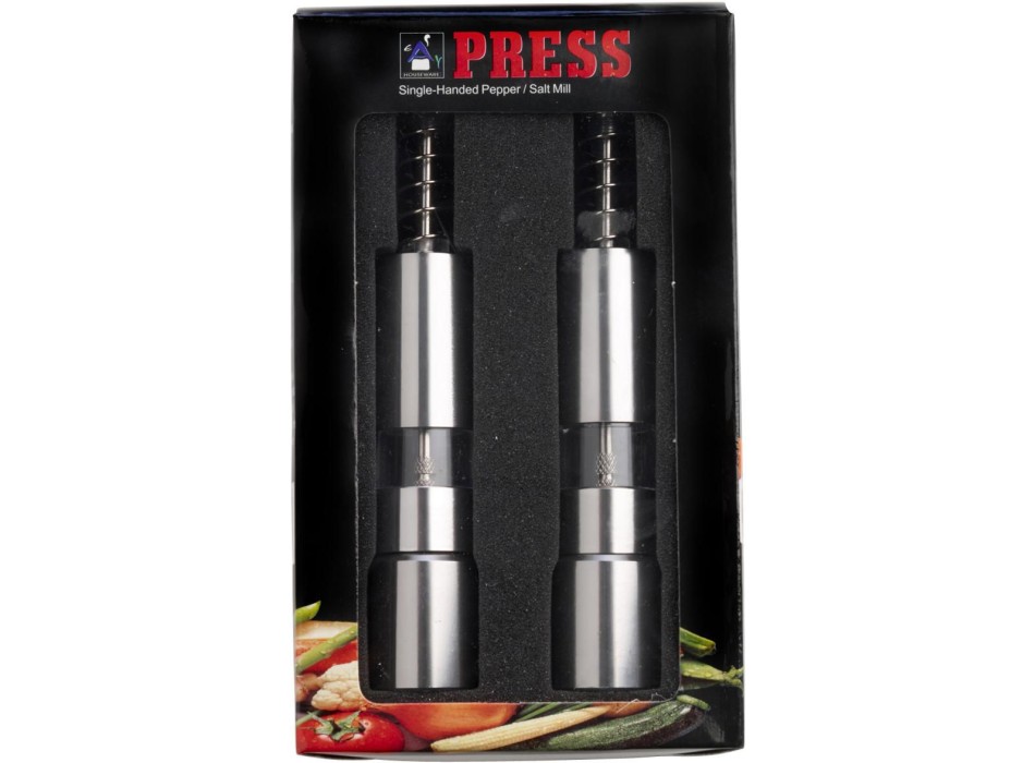 Set macinino Sale & Pepe in acciaio inox Annalena