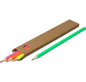 Set matite evidenziatori in legno Kaden