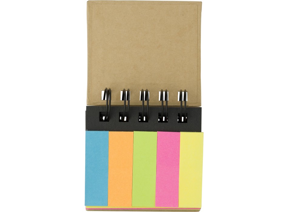 Set memo a spirale in vari colori Clemence