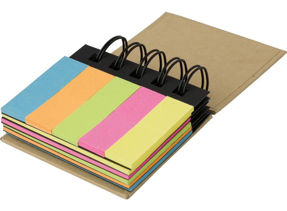 Set memo a spirale in vari colori Clemence