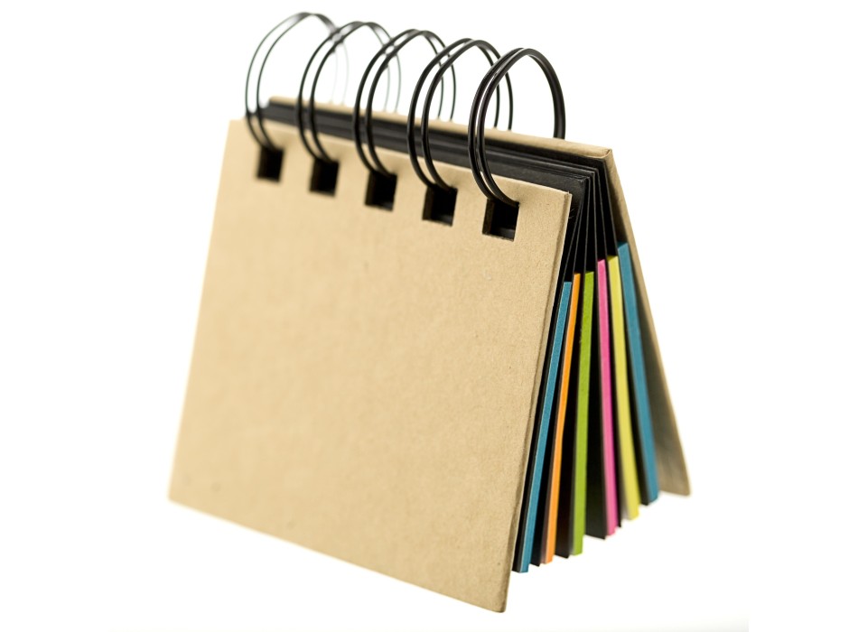 Set memo a spirale in vari colori Clemence