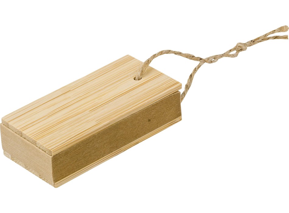 Set memo con copertina in bambù Kingston