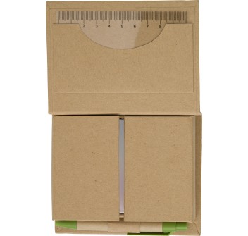 Set memo in cartone in vari colori Glenn