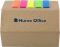 Set memo in cartone casa, include memo stick in vari colori