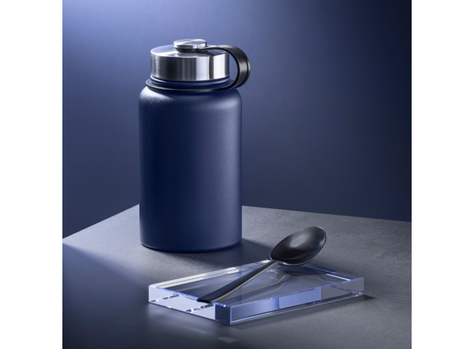 SET NORDIC: VACUUM FOOD THERMOS, 600 ml. & STEEL VACUUM THERMOS, 1000ml