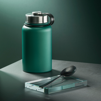SET NORDIC: VACUUM FOOD THERMOS, 600 ml. & STEEL VACUUM THERMOS, 1000ml