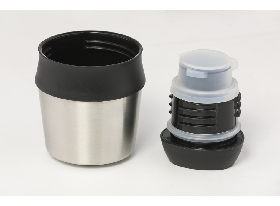 SET NORDIC: VACUUM FOOD THERMOS, 600 ml. & STEEL VACUUM THERMOS, 1000ml