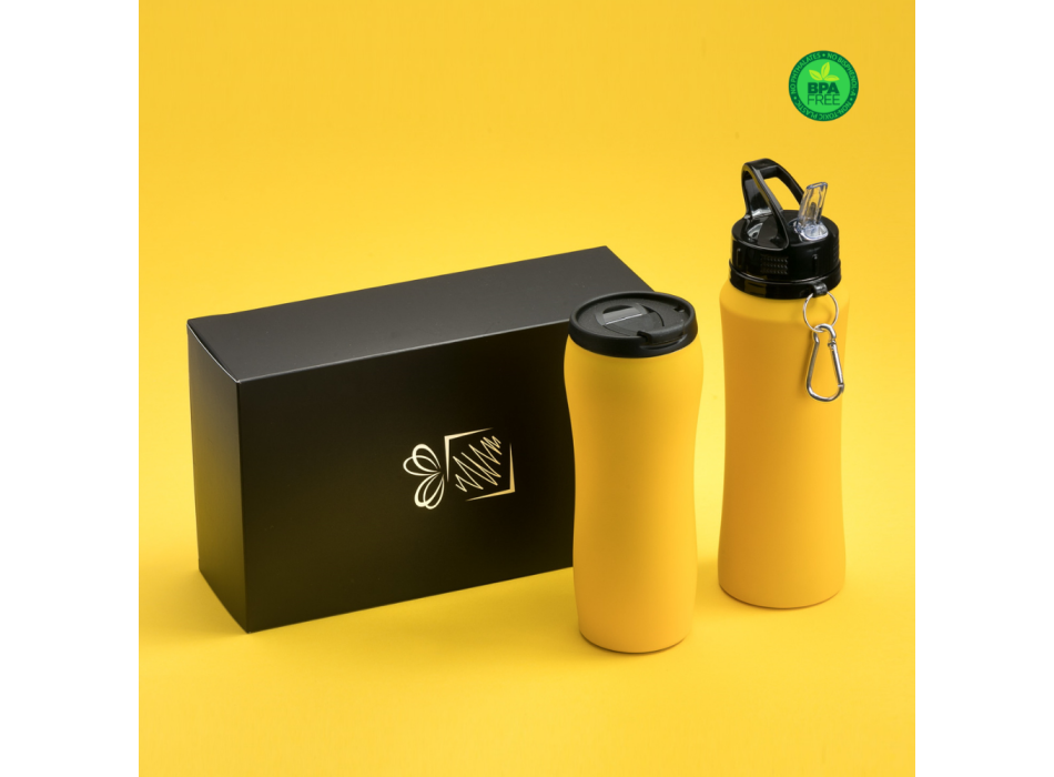 SET REGALO BOTTLE 700 ml. & THERMAL MUG 450 ml.