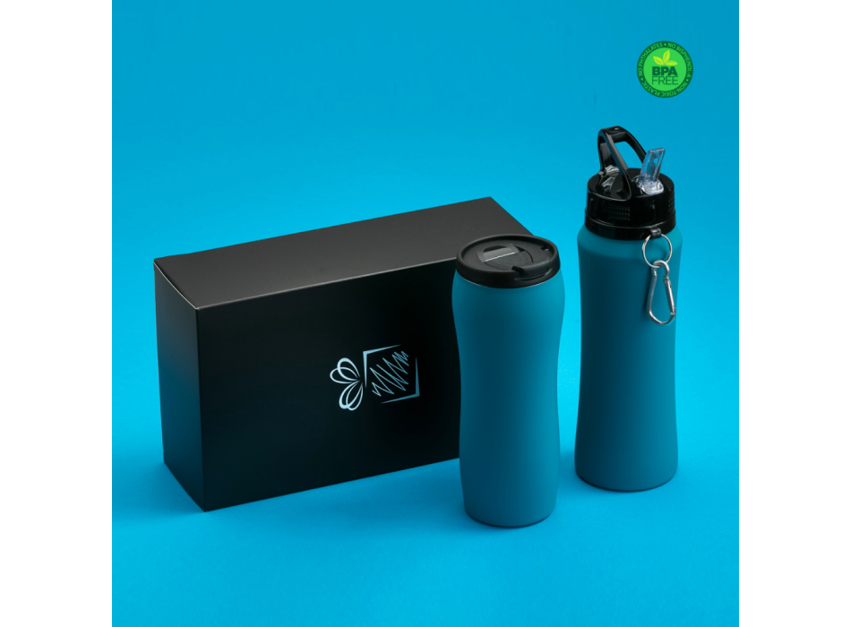 SET REGALO BOTTLE 700 ml. & THERMAL MUG 450 ml.
