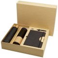 Set regalo con blocco note formato A5 con copertina rigida e penna a sfera Carmen
