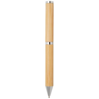Set regalo con penna a sfera e penna roller in alluminio riciclato Apolys (inchiostro nero)