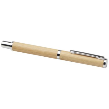 Set regalo con penna a sfera e penna roller in alluminio riciclato Apolys (inchiostro nero)