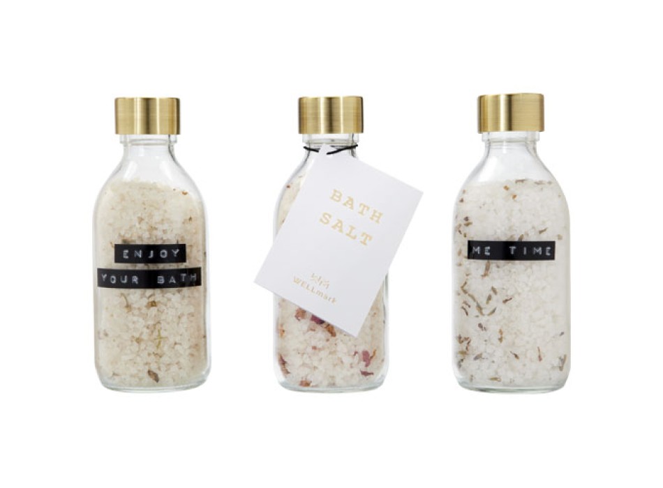 Set regalo di sali da bagno 3 pezzi da 200 ml Wellmark Just Relax