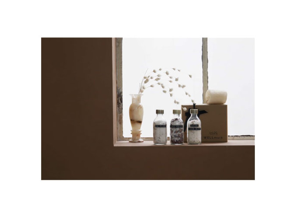 Set regalo di sali da bagno 3 pezzi da 200 ml Wellmark Just Relax