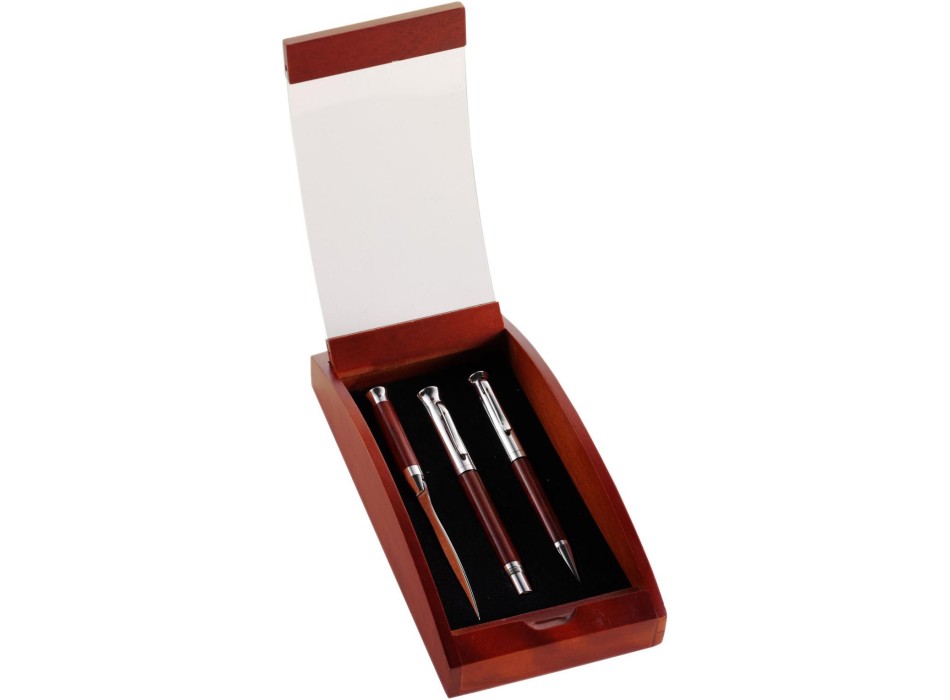 Set scrivania in legno Paulette