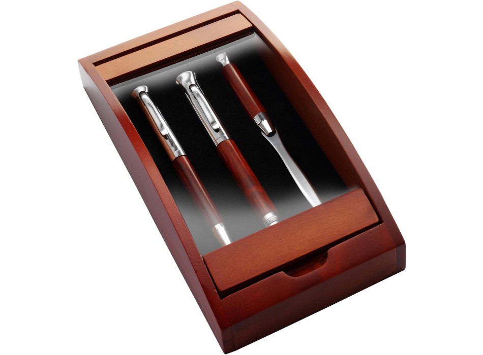 Set scrivania in legno Paulette