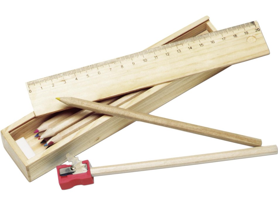 Set scuola in legno Carmelita