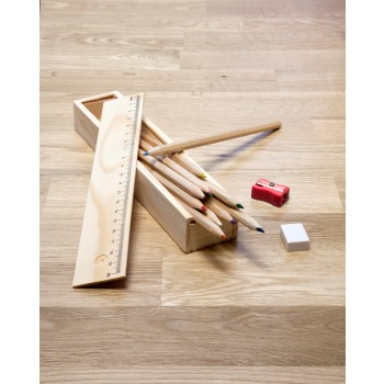 Set scuola in legno Carmelita