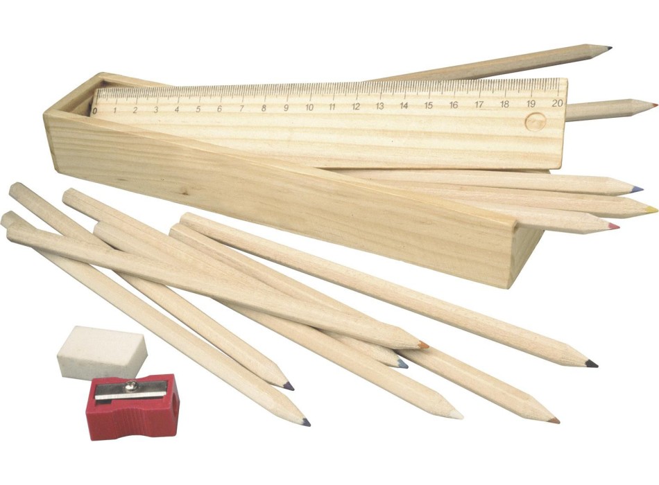 Set scuola in legno Carmelita