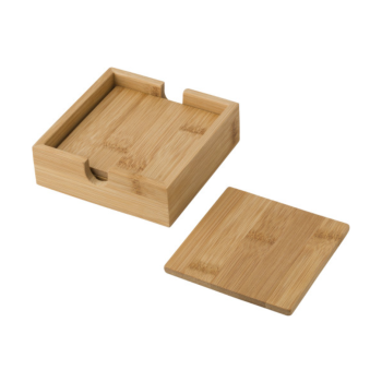 Set sottobicchieri di bamboo, 4 pezzi