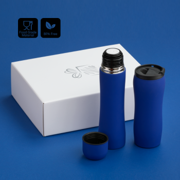 SET TERMICO: THERMAL MUG 450 ml. & THERMOS  500 ml.