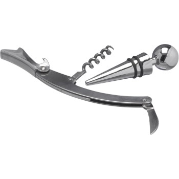 Set vino 2 accessori, in acciaio inox Eve