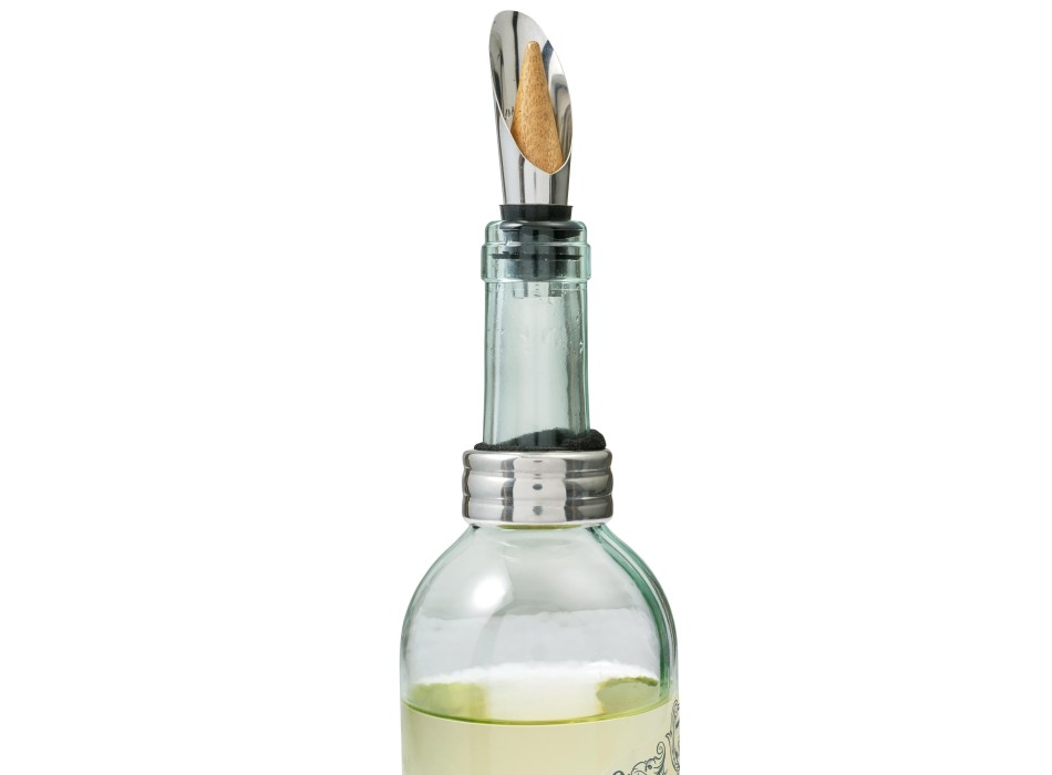 Set vino in bamboo ed acciaio inox Gareth