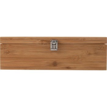 Set vino in bamboo ed acciaio inox Gareth