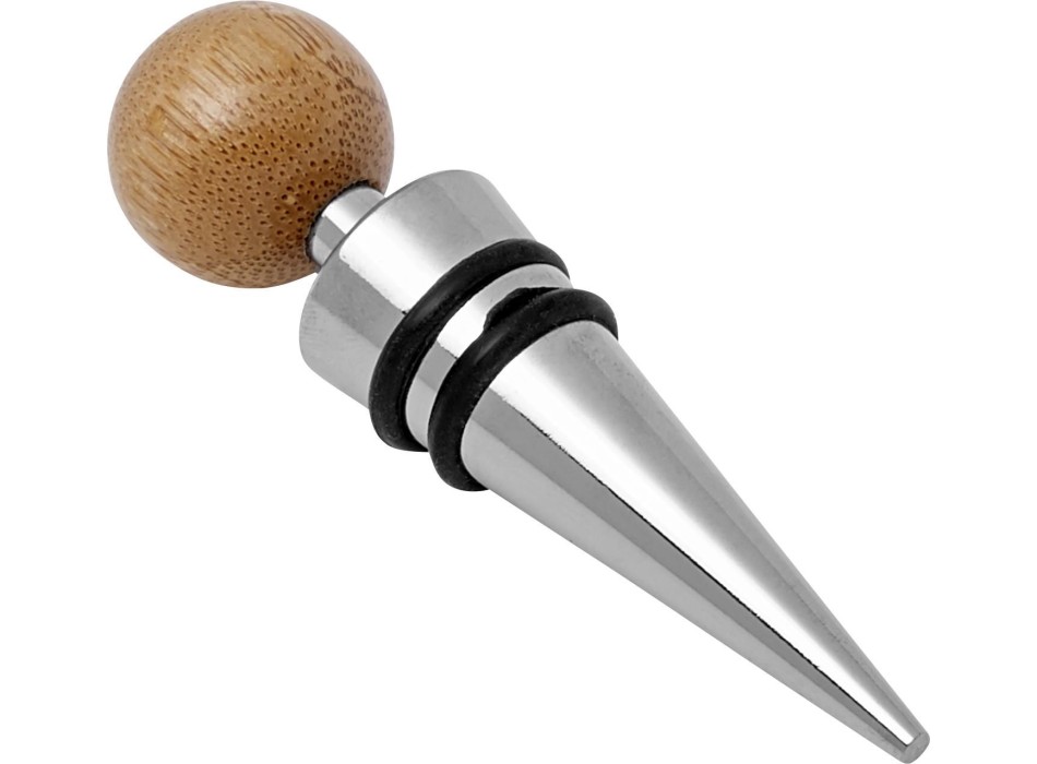 Set vino in bamboo ed acciaio inox Leonie