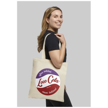 Shopper in cotone 140 g/m² Madras - 7L