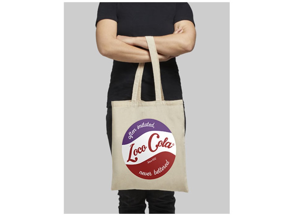 Shopper in cotone 140 g/m² Madras - 7L