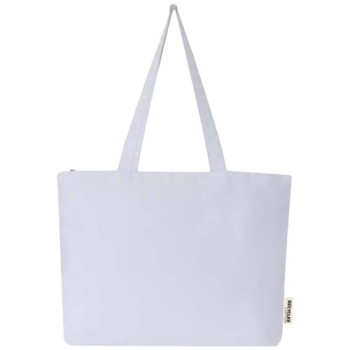 Shopper in cotone 320 g/m² con zip Ningbo - 15L