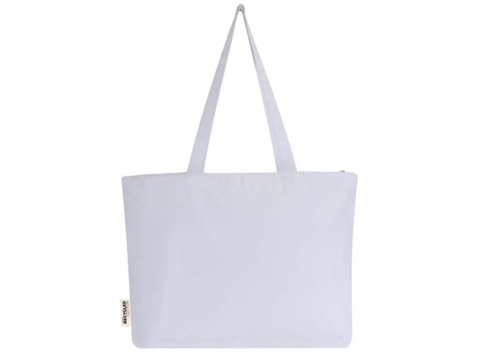 Shopper in cotone 320 g/m² con zip Ningbo - 15L