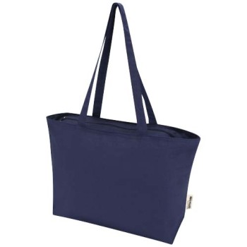 Shopper in cotone 320 g/m² con zip Ningbo - 15L
