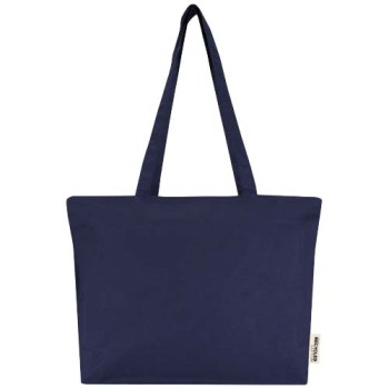 Shopper in cotone 320 g/m² con zip Ningbo - 15L