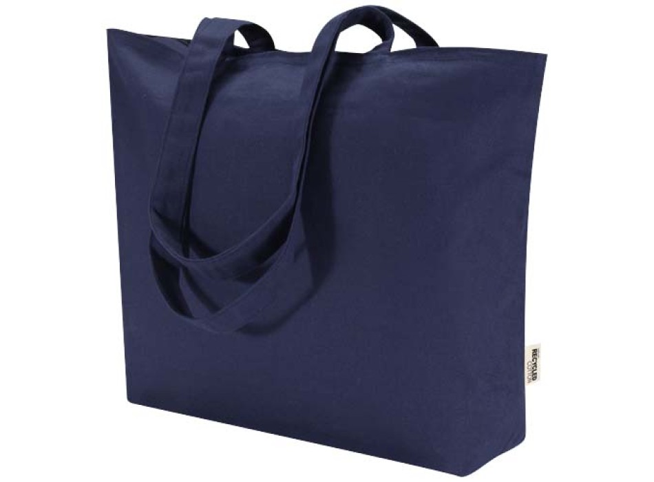 Shopper in cotone 320 g/m² con zip Ningbo - 15L