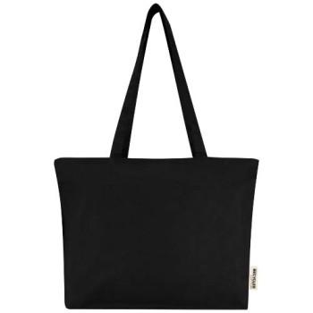 Shopper in cotone 320 g/m² con zip Ningbo - 15L