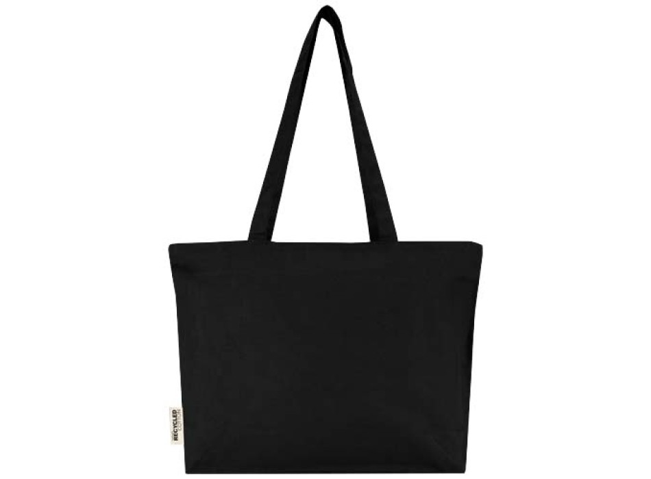 Shopper in cotone 320 g/m² con zip Ningbo - 15L
