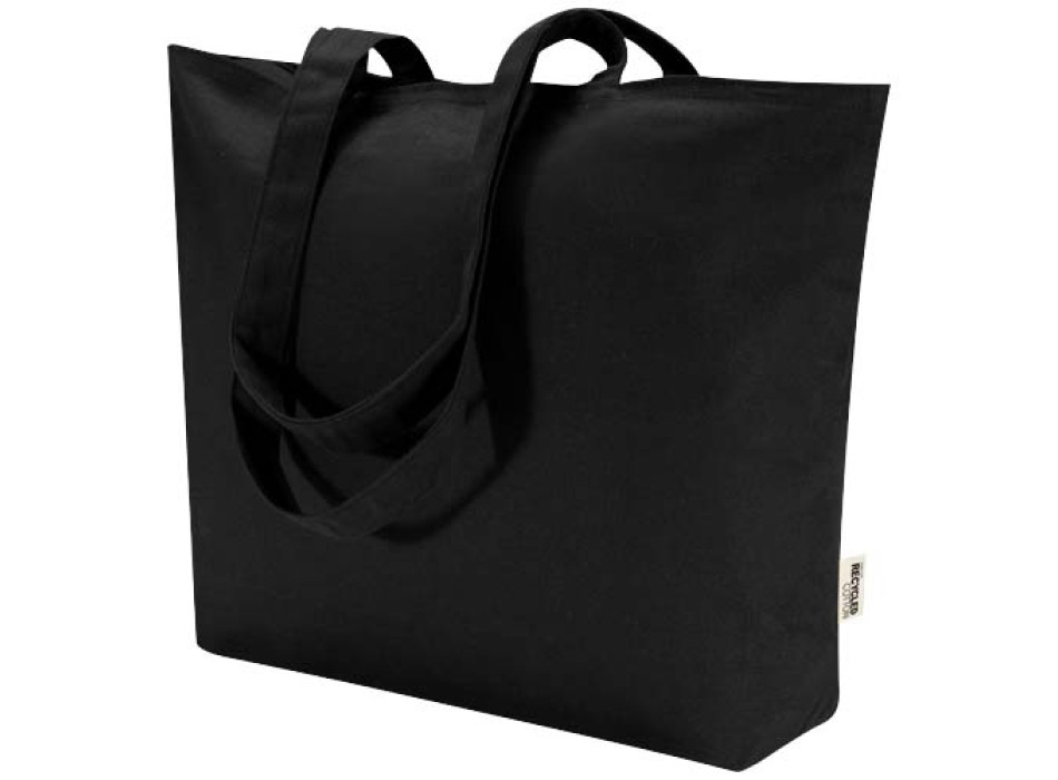 Shopper in cotone 320 g/m² con zip Ningbo - 15L