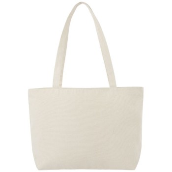 Shopper in cotone 320 g/m² con zip Ningbo - 15L
