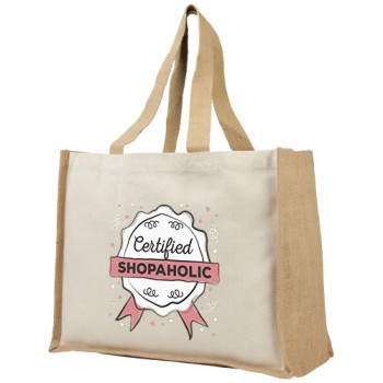 Shopper in iuta e canvas 320 g/m² Varai - 23L