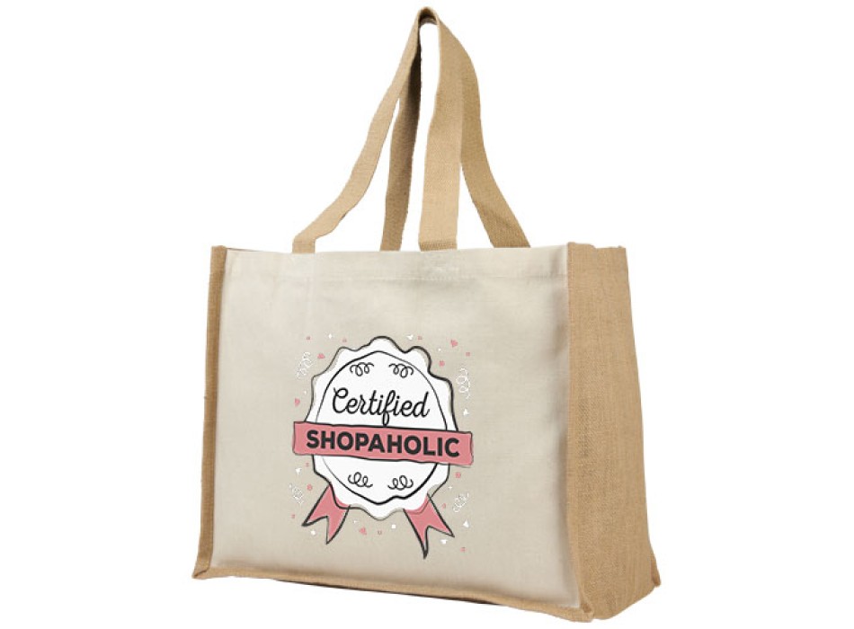 Shopper in iuta e canvas 320 g/m² Varai - 23L