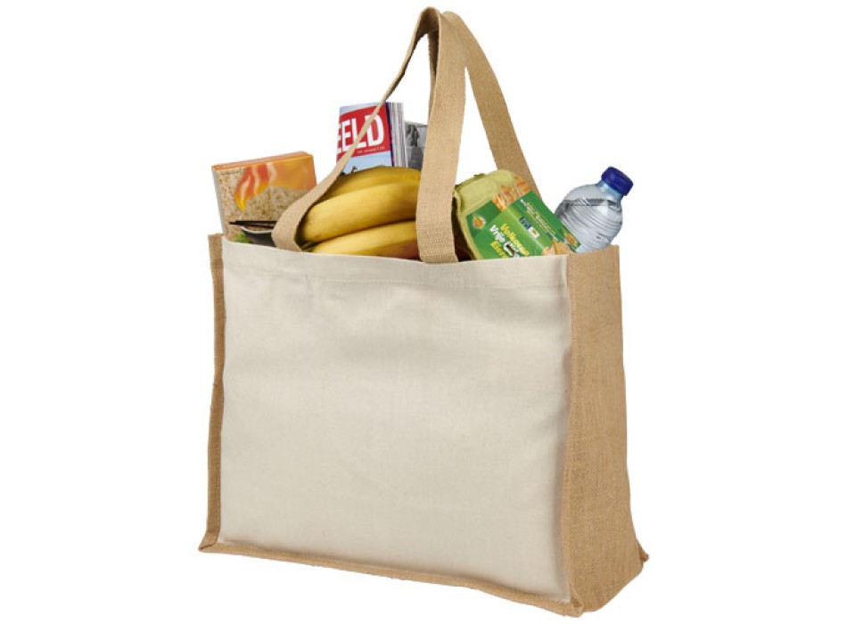 Shopper in iuta e canvas 320 g/m² Varai - 23L