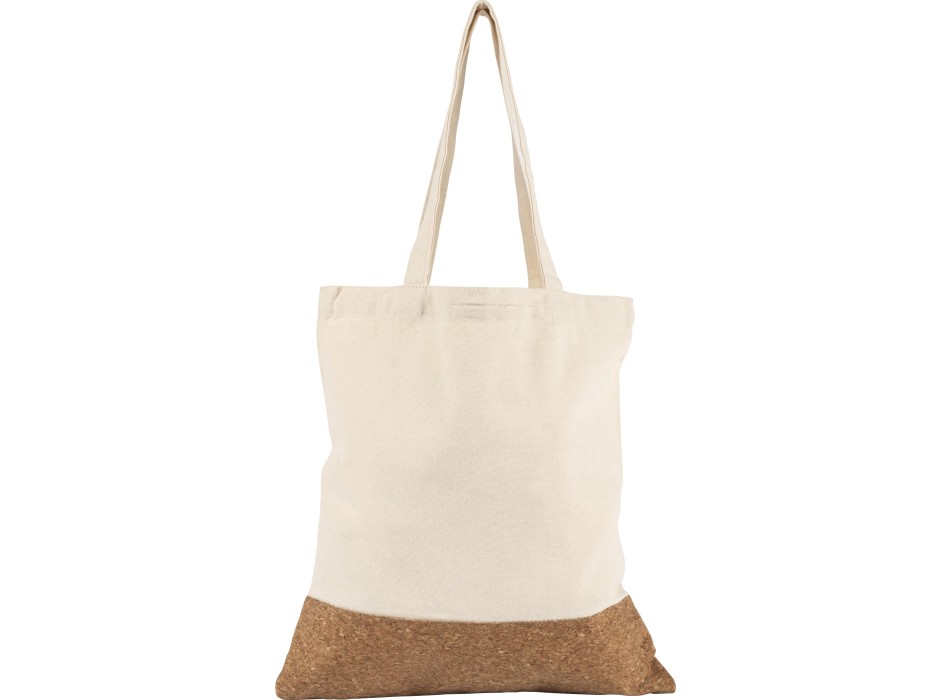 Shopping bag in cotone con base in sughero Dalia