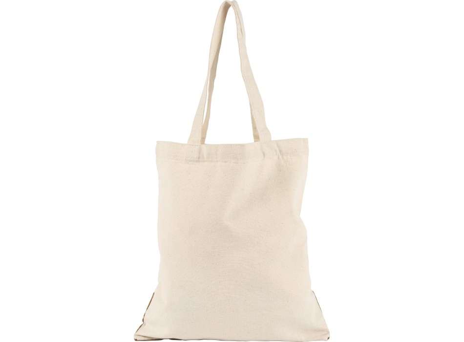 Shopping bag in cotone con base in sughero Dalia