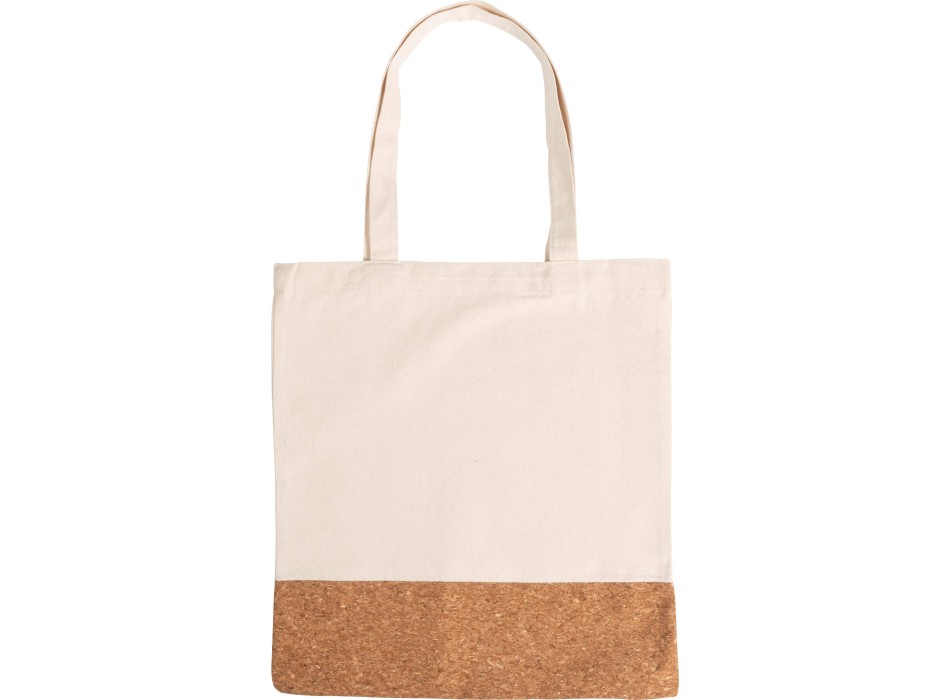 Shopping bag in cotone con base in sughero Dalia