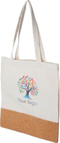Shopping bag in cotone 250gr/m², base in sughero